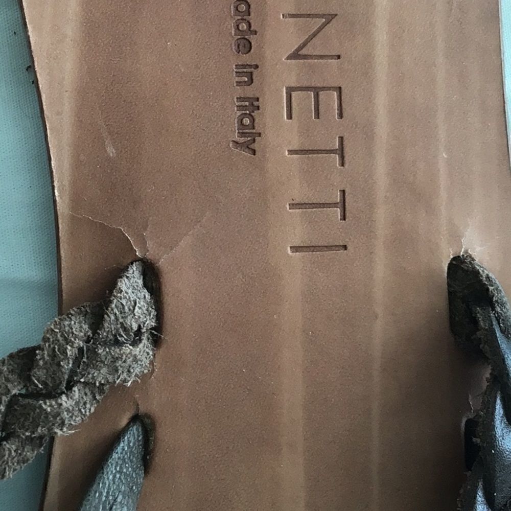CoRNETTI Leather Braided Sandal - Picture 8 of 8